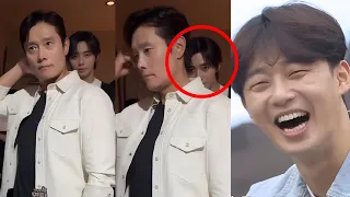 Netizens Notice Park Seo Joon's Unusual Behavior Behind Lee Byung Hun's Back