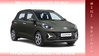 GRAND I10 NIOS 2023  | Which Variant to Buy | Detailed variants explained in TAMIL|