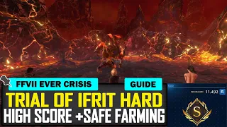 Trial of Ifrit Hard: High Score +Safe Farming [F2P Friendly] - Final Fantasy VII Ever Crisis