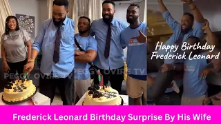 Peggy Ovire & Crew Members Surprises Husband Frederick Leonard on his 44th Birthday