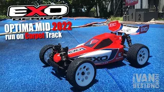Kyosho OPTIMA MID 2022 run on carpet track