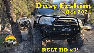 3 RCLT HD Toyotas on the Dusy-Ershim Trail - October 2021 (4th Gen 4Runners and Tacoma)