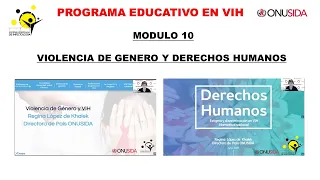 Programa en línea en VIH   Módulo 10   Violencia de género y derechos humanos