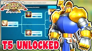 Rise of kingdoms - Unlocking T5 Troops ROYAL GUARD | finally made it 👊