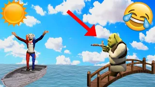 GTA 5 Ragdolls | SHREK Stunt/Jump/Fails/Ramp ep.2 (Euphoria physics) | Funny Moments