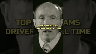 RIP Frank Williams | Top 3 Williams Racing Drivers  #shorts #f1