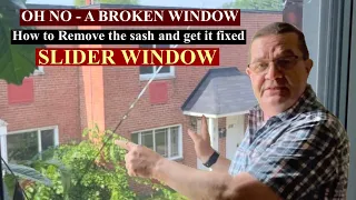 SLIDER WINDOW REPAIR How To remove the sash