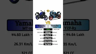 Yamaha MT 03 Vs Yamaha YZF - R3 #technnu