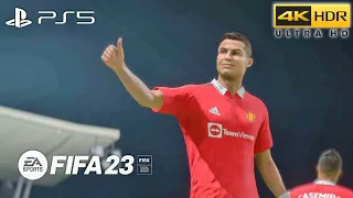 FIFA 23 | Cristiano Ronaldo vs Lionel Messi | UCL Final | Manchester United vs PSG | PS5 4K HDR