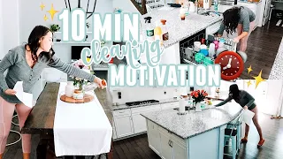 10 MINUTE INSTANT CLEANING MOTIVATION | CLEAN WITH ME | MORE WITH MORROWS