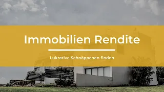 Rendite: wie bekommt man eine Immobilie als Kapitalanlage?