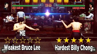 SVW2🔥 Weakest Bruce Lee vs Hardest Billy Chong🔥 Shaolin vs Wutang 2🔥 Gameplay 4k60fps
