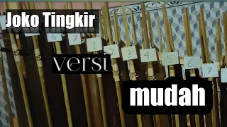JOKO TINGKIR VERSI ANGKLUNG MUDAH || NOT ANGKA