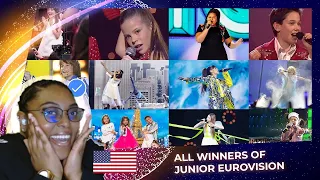 All the winners of Junior Eurovision 2003 - 2020 | American Reacts