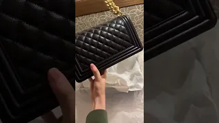 Unboxing my new CHANEL Leboy🥰Daily share unboxing video, follow to me.💗If you need ，please DM