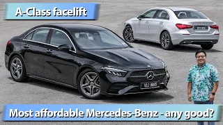 V177 Mercedes-Benz A-Class Sedan facelift Malaysian review - A200 vs A250