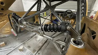 VW MK1 DERBY. Creating push rod rear suspension