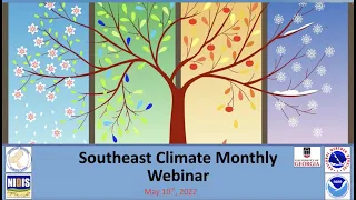 Southeast Climate Monthly Webinar + Updated Sea Level Projections