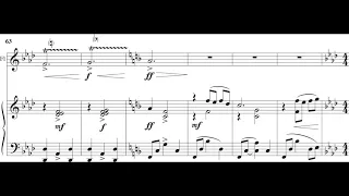 Adrienne Albert - Sam's Dance for Flute and Piano (1995) [Score-Video]