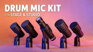 Beyerdynamic TG Drum Set Pro Medium Drum Microphone Kit Demo