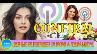 It's official Janine Gutierrez is now a kapamilya