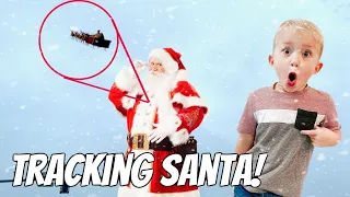 We caught Santa ON CAMERA!!