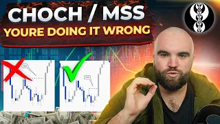 ICT Change Of Character (ChoCh) And Market Structure Shift (MSS) YOURE DOING IT WRONG