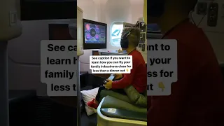 When your kid flies business class and stays entertained the entire long-haul flight