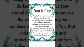 Morning Prayer #prayer #prayerforyou #praisethelord #god #divinemercy #shorts