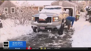 Thousands remain in the dark as residents begin to shovel out from snowstorm on the Cape