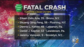 Names Of 5 Victims In Pa. Turnpike Crash Released