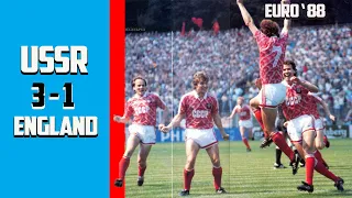 England vs Udssr 1- 3 Euro 88 HD