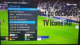 Test of the icone i-40 decoder in French "V2"