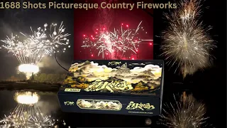 1688 Shots Picturesque Country Fireworks Cake