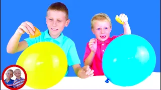 Popping Balloons With Orange Peel | Easy Science Experiment  To Do At Home With Mike And Jake | STEM