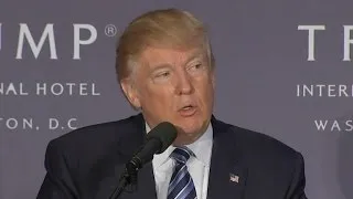 Full Video: Trump opens new hotel in D.C., praises Newt Gingrich