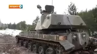 Луганск: САУ 152 мм ВСУ жарит сепаратистов_#news,#Debaltsevo,#Дебальцево,#Lugansk,#Donetsk