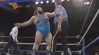 Earthquake vs The Big Boss Man At Survivor Series Showdown 1990