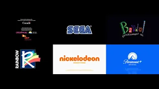 Combo Closing Logos: Sega/Bardel/Rainbow S.p.A/Nickelodeon Productions/Paramount+ (2022) (UPDATED)