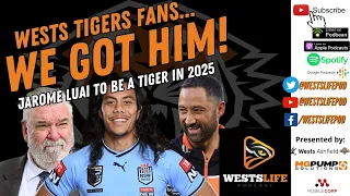 Jarome Luai officially signs with Wests Tigers for 2025! - WestsLife Podcast