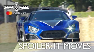 See the crazy Zenvo TSR-S's amazing active spoiler in action