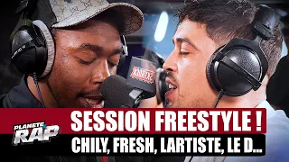 SESSION LIVE avec Chily, Guy2Bezbar, Lartiste, Fresh La Douille, Le D & Dj Hamida ! #PlanèteRap