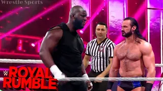 WWE December 10, 2021 - Omos Jordan Omogbehin Vs. Drew McIntyre : Wwe Royal Rumble 2021