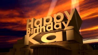 Happy Birthday Kai