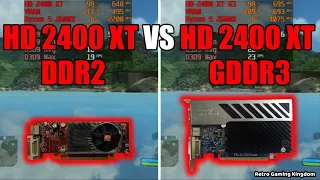 Radeon HD 2400 XT DDR2 vs Radeon HD 2400 XT GDDR3 OC Test In 8 Games (No FPS Drop - Capture Card)