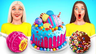 Candy Challenge | Funny Food War Rainbow Candy by RATATA POWER