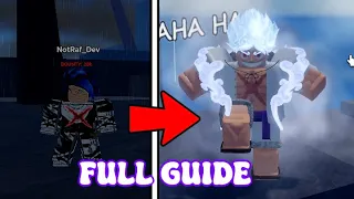 (Full Guide) HOW TO GET GUM GEAR 5TH FAST + Full Showcase! | Haze Piece