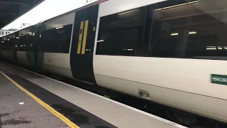 Southern Class 377 ‘Electrostar’ 377 112 departs Southampton Central bound for Brighton