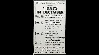 Sun Ra Judson Hall 12/31/1964