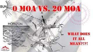 0 MOA vs  20 MOA What Does it All Mean?!?!